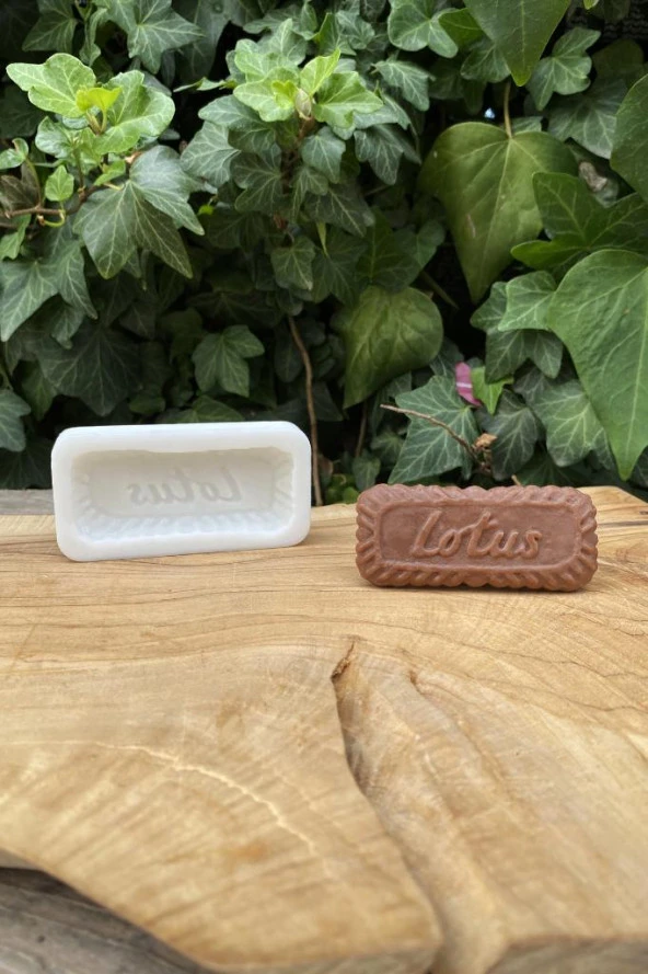 Lotus Bisküvi Mum Kalıbı ( Silikon ) 1 Adet ürün görseli