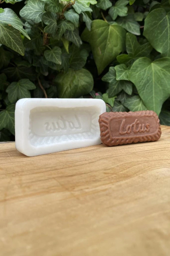 Lotus Bisküvi Mum Kalıbı ( Silikon ) 1 Adet - Resim 2