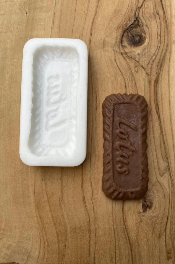 Lotus Bisküvi Mum Kalıbı ( Silikon ) 1 Adet - Resim 4