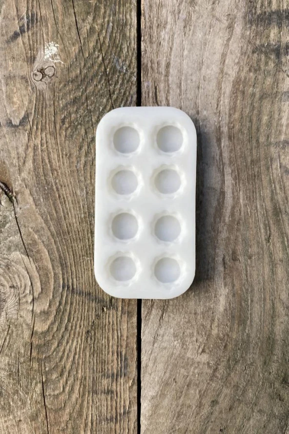 Çokoprens Mini Sekizli Mum Kalıbı (Silikon) (1 Adet) - 4