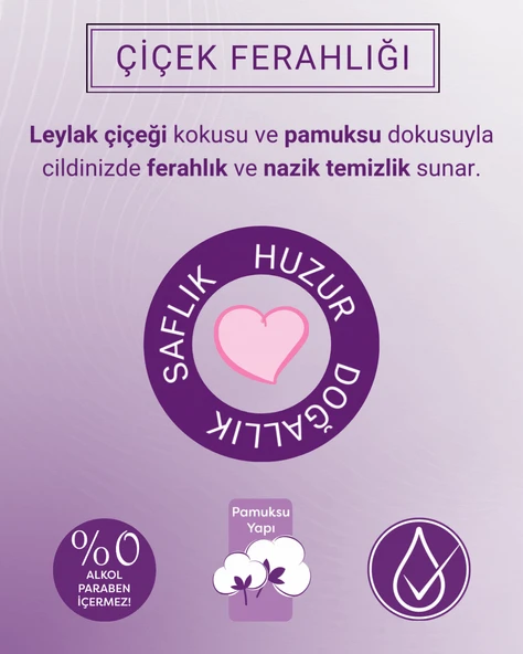 Paddlers Leylak Kokulu 72'li Islak Mendil - 2