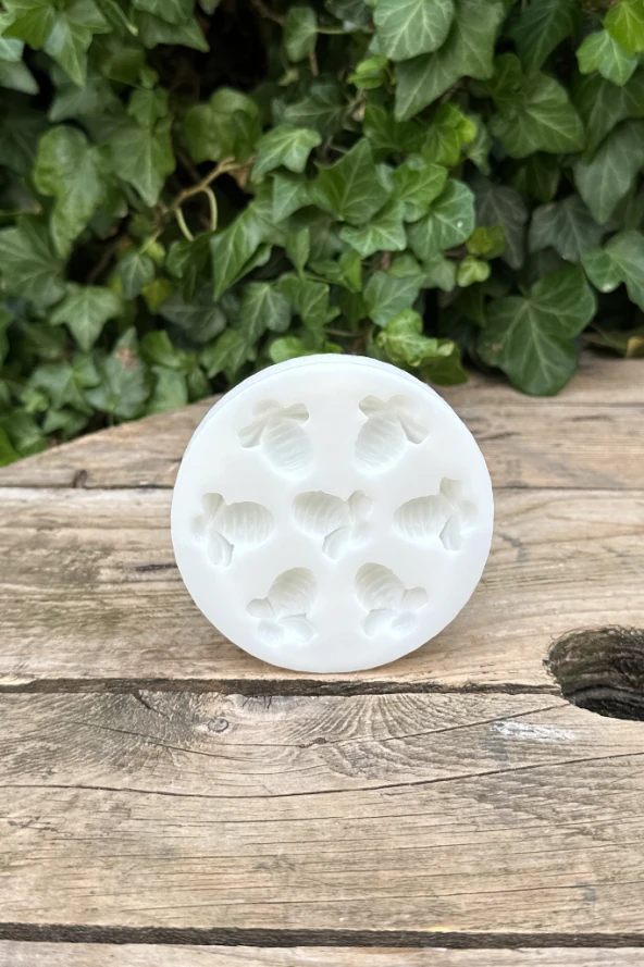 Arı Yedili Mum Kalıbı (Silikon) (1 Adet) - Resim 2