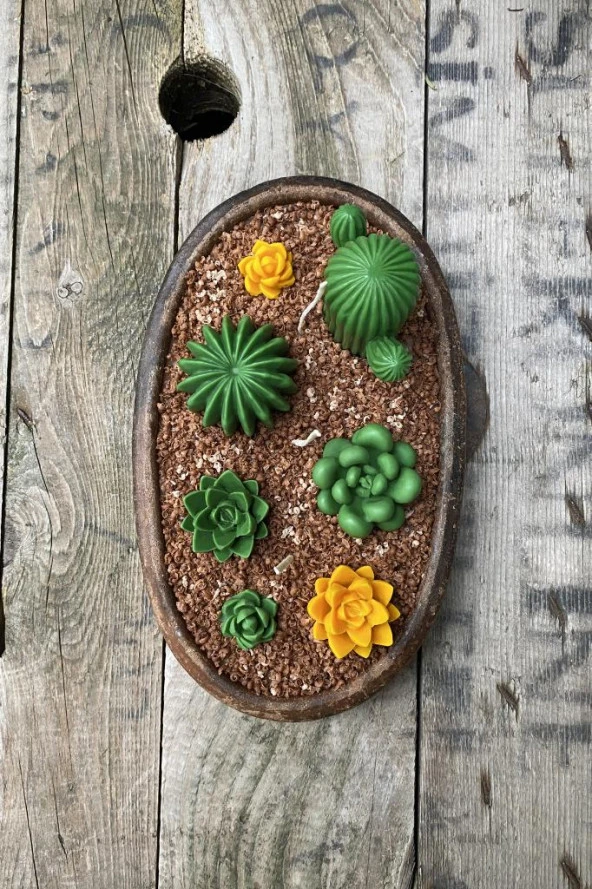 Saguaro Kaktüs Mum Kalıbı ( Silikon ) 1 Adet - Resim 2