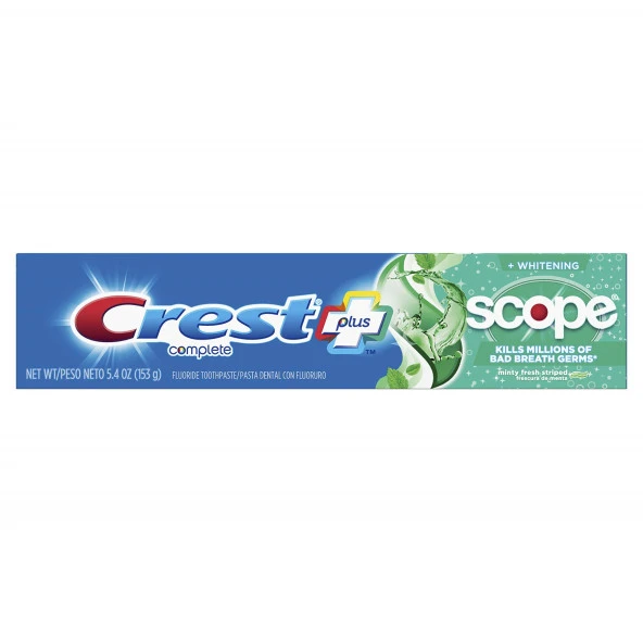 Crest + Scope Komple Beyazlatıcı Diş Macunu 153G