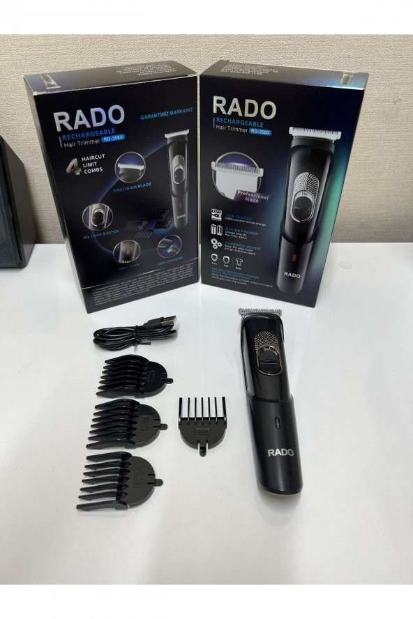Rd-3583 Pro Şarjlı Saç Sakal Tıraş Makinesi Ense Kesme Makinesi