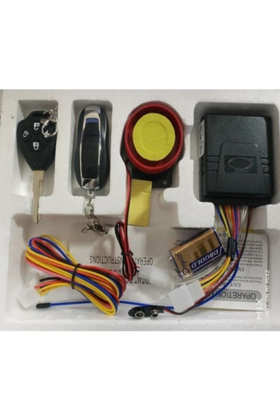 Motorsiklet Alarm Seti 120db Uzaktan Çalıştırma Anti-hırsızlık - 4