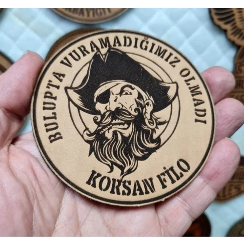 Seyhan Askeri Malzeme Korsan Filo - Deri Peç - Arma - Askeri Patch - Korsan Peç - 2