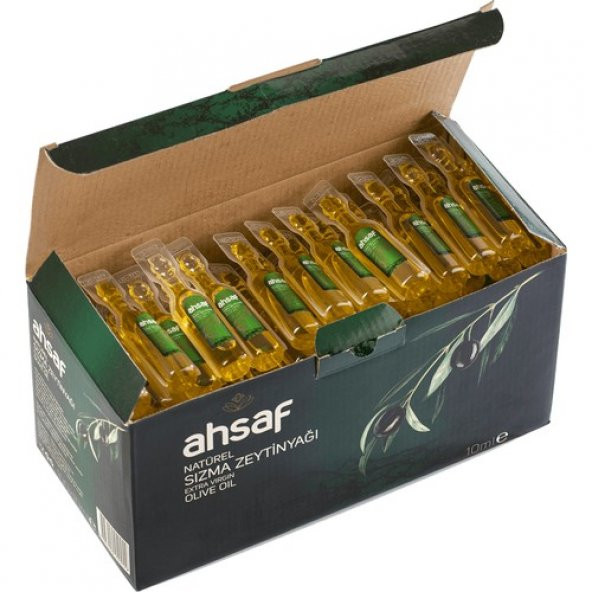 AHSAF Natürel Sızma Zeytinyağ  100 Adet 10 ml - 2