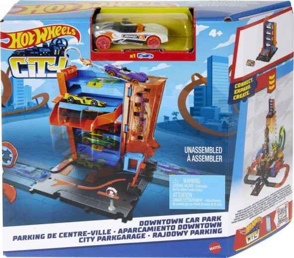 Hot Wheels Şehir Hayatı Serisi Şehir Otoparkı HDR24 HDR28 Katlı Otopark - 5