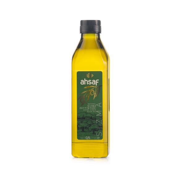 AHSAF Natürel Sızma Zeytinyağı 500 ml -Pet