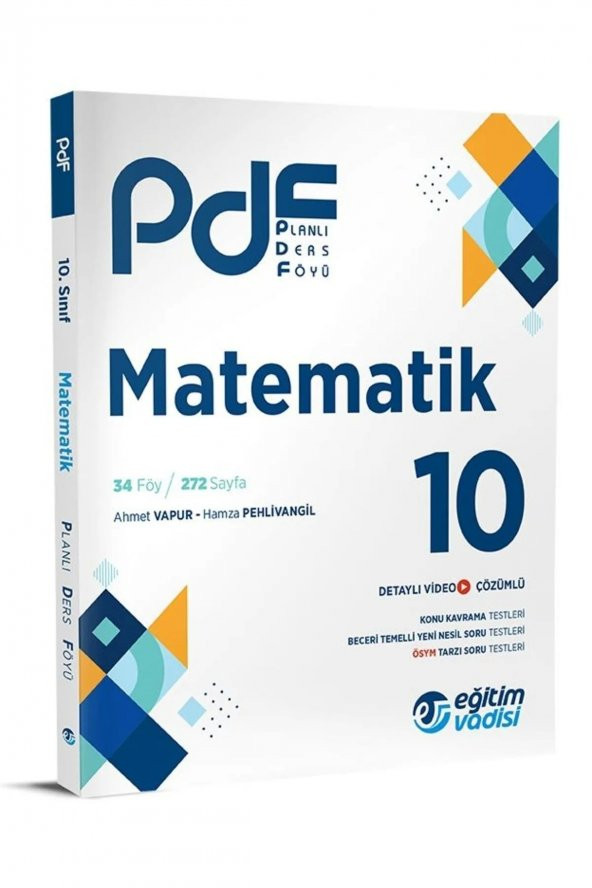 Eğitim Vadisi 10. Sınıf Matematik Pdf Planlı Ders Föyü