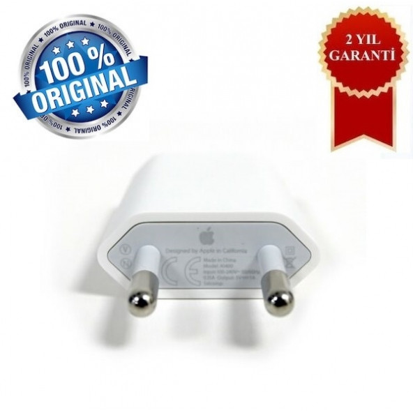 Orjinal Apple iphone 4s Şarj Adaptör (5w Başlık) KABLOSUZ MD813ZM/A - 5