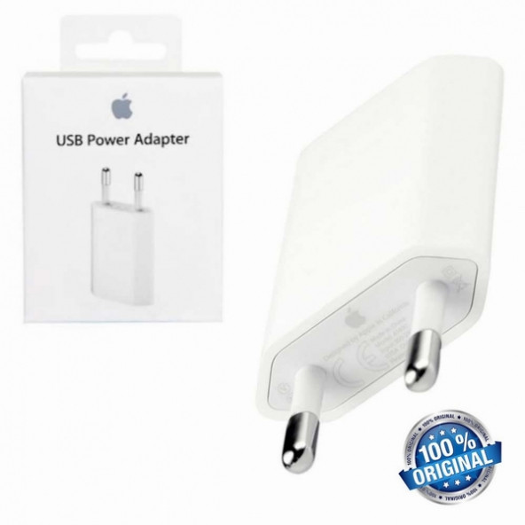 Orjinal Apple iphone 4s Şarj Adaptör (5w Başlık) KABLOSUZ MD813ZM/A - 11