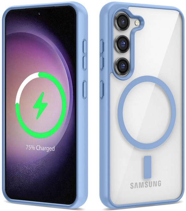 Samsung Galaxy S23 Plus Magsafe Wireless Şarj Özellikli Ege Silikon Kapak - 2