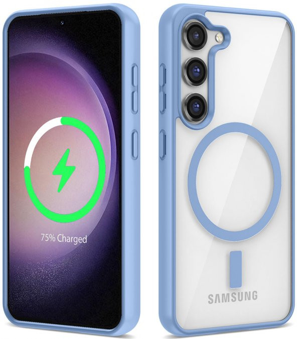 Samsung Galaxy S22 Magsafe Wireless Şarj Özellikli Ege Silikon Kapak - 2