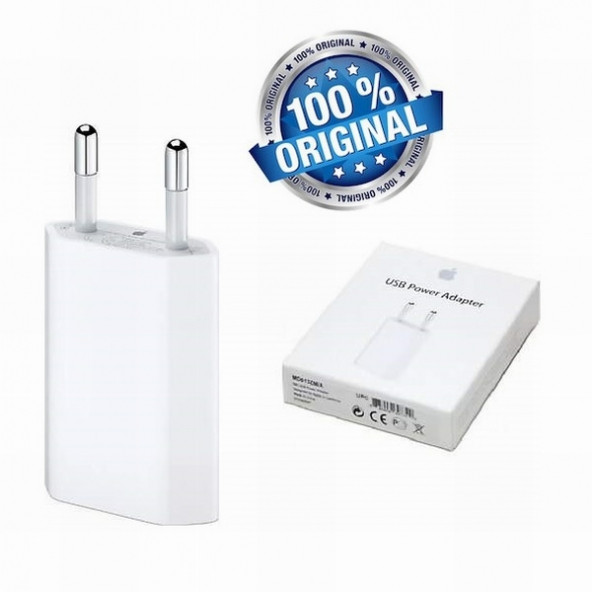 Orjinal Apple iphone 5c Şarj Adaptör (5w Başlık) KABLOSUZ MD813ZM/A - 6