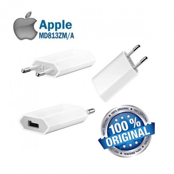 Orjinal Apple iphone 5c Şarj Adaptör (5w Başlık) KABLOSUZ MD813ZM/A - 7