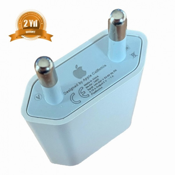 Orjinal Apple iphone 5c Şarj Adaptör (5w Başlık) KABLOSUZ MD813ZM/A - 10