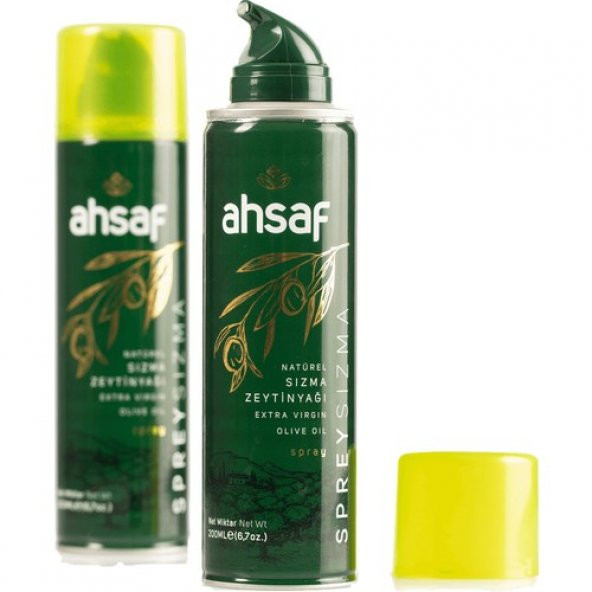 AHSAF Natürel Sızma Zeytinyağı 200 ml Sprey - 2