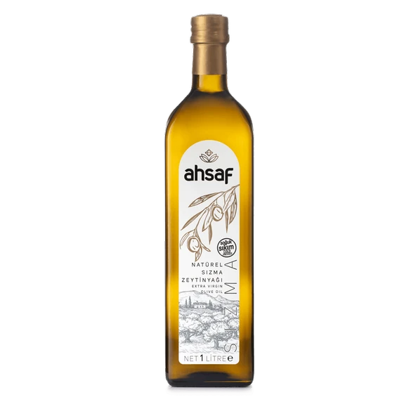 Soğuk Sıkım Natürel Sızma Zeytinyağı 1L -Cam ürün görseli
