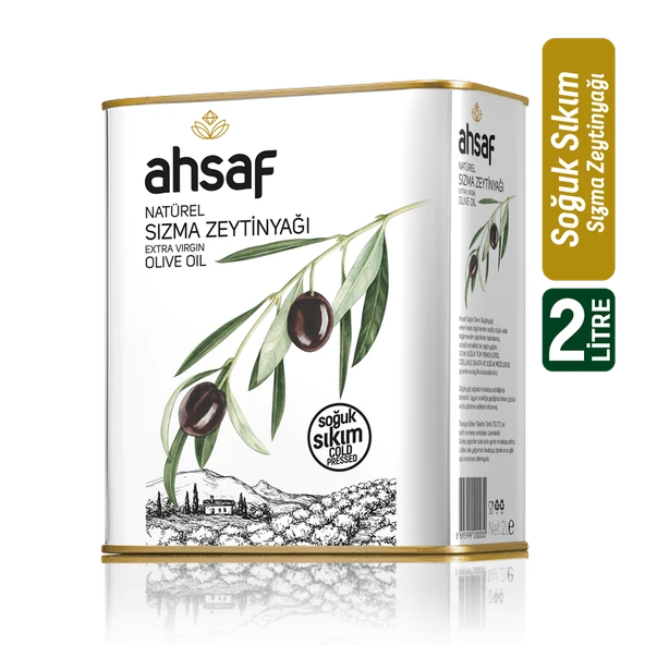 Soğuk Sıkım Natürel Sızma Zeytinyağı 2L-Teneke ürün görseli 1