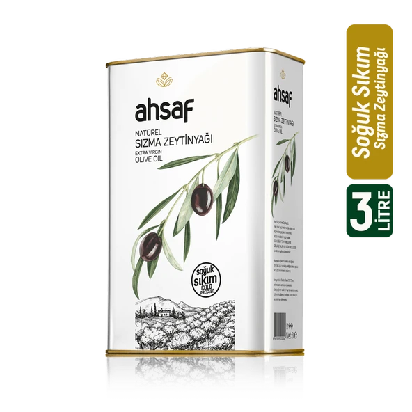 Soğuk Sıkım Natürel Sızma Zeytinyağı 3L -Teneke ürün görseli