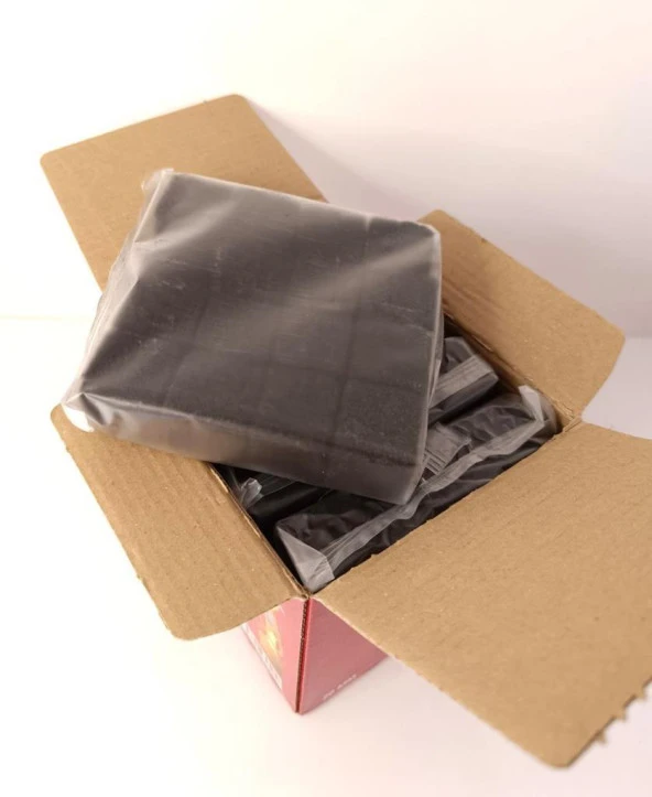 Nargile Kömürü İthal A Sınıfı Küp 1kg Hindistan Cevizi Barbekü 100 Doğal