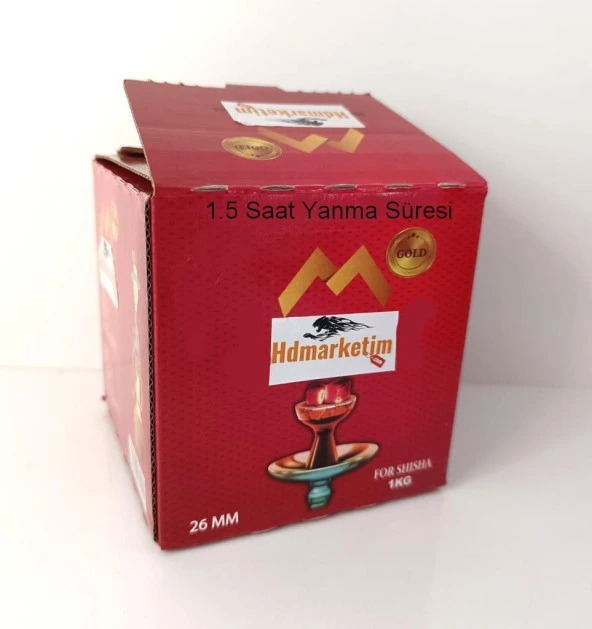 Nargile Kömürü İthal A Sınıfı Küp 1kg Hindistan Cevizi Barbekü 100 Doğal - 2