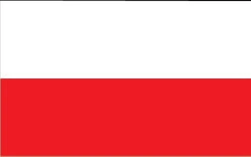 Polonya 15x22,5 Masa Bayrağı (Direksiz)