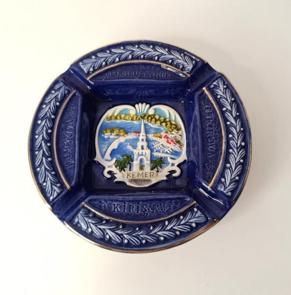 Küllük Kül Tablası Seramik Kemer Temalı Türkiye Kemer Yazılı  Ev - Resim 4