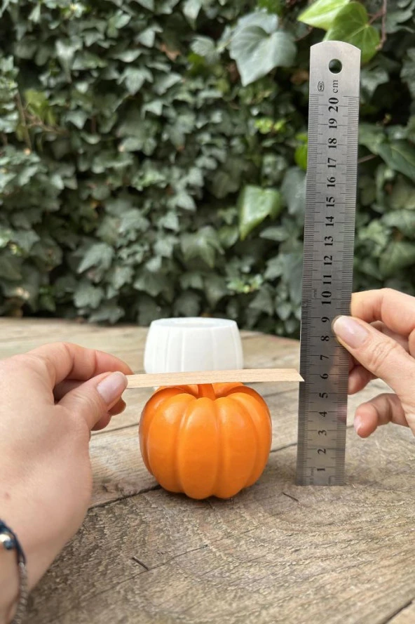 Pumpkin Büyük Boy Mum Kalıbı (Silikon) (1 Adet) - Resim 5