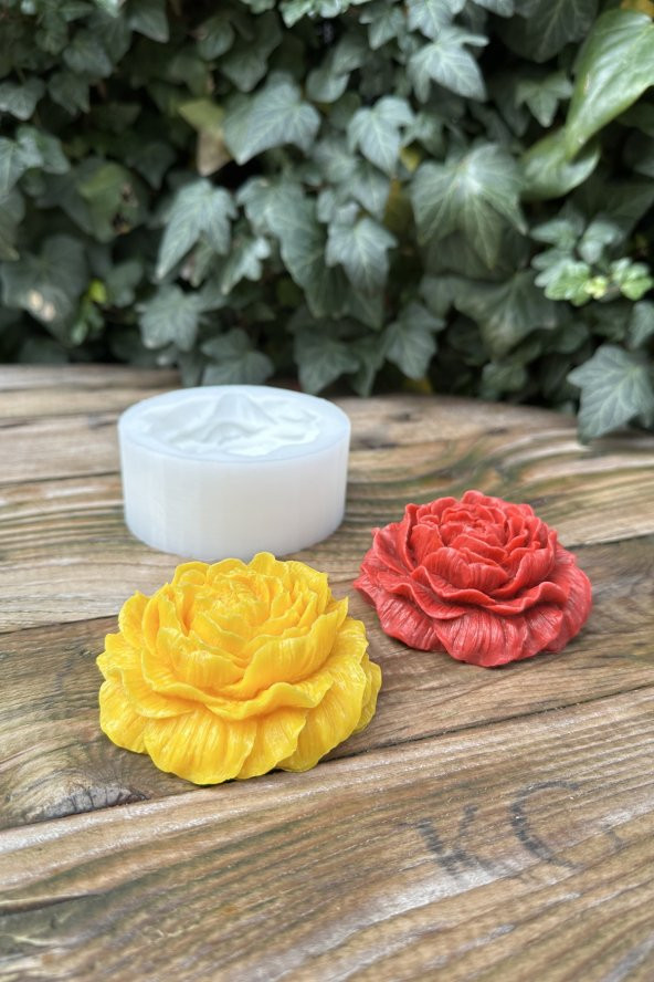 Şakayık Mum Kalıbı ( Silikon ) 1 Adet - Resim 2