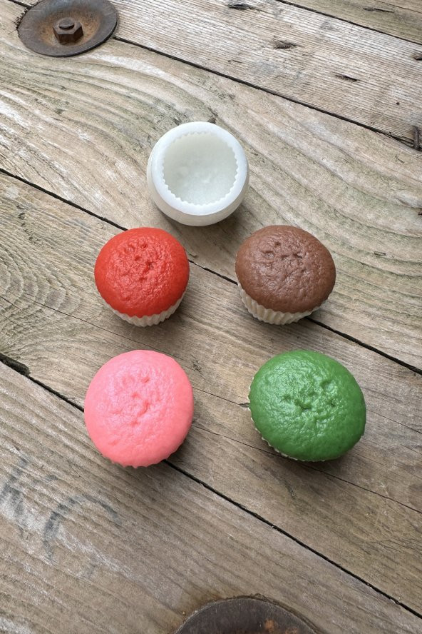 Cupcake Tekli Mum Kalıbı - Resim 3