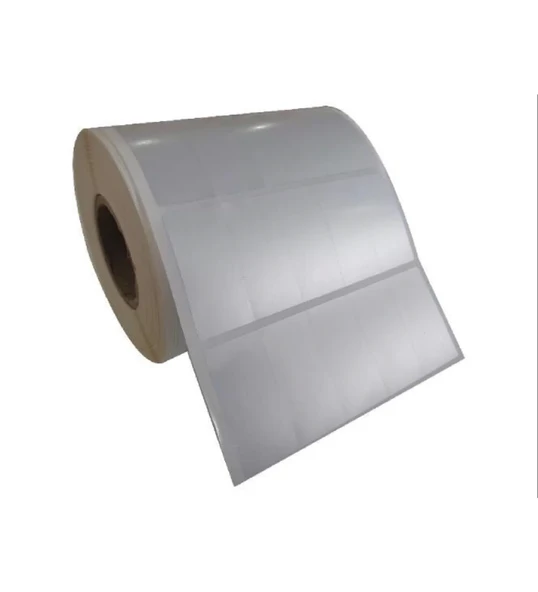 5000'li Sarım 5'li Silver Mat Barkod Etiketi 40 x 20