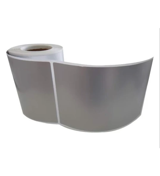 200'lü Sarım Tekli Silver Mat Barkod Etiketi 150 x 100