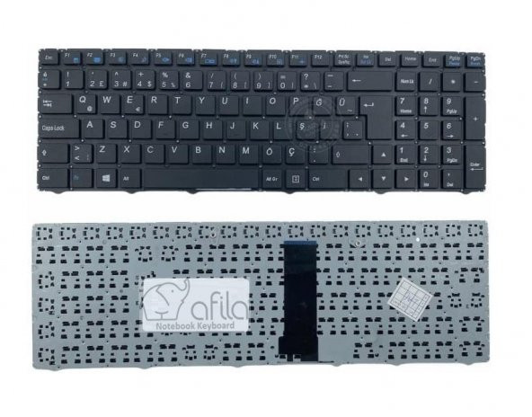 Grundig GNB 1550 A1 B2, Gnb-1550B1B2 Notebook Klavye (Siyah TR) - Resim 2