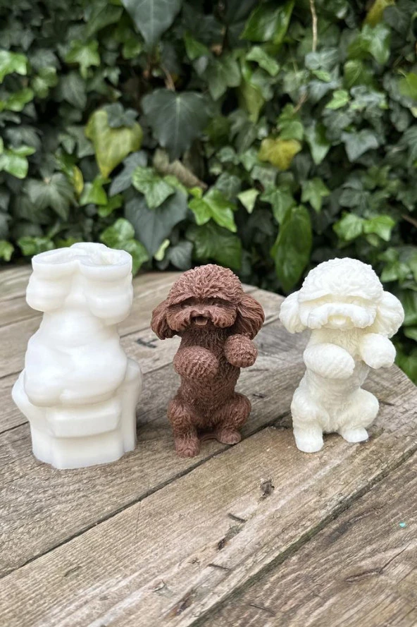 Shih Tzu Köpek Mum Kalıbı (Silikon) (1 Adet) ürün görseli