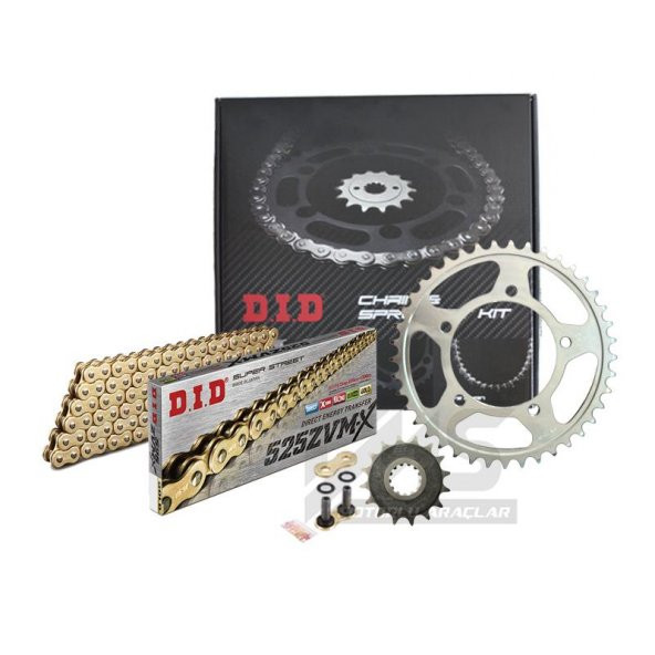 Did Zvm-x-Jt 2001-2002 Honda CBR 600 F Sport Uyumlu Zincir Dişli Set Gold (Sarı) Renk - 2