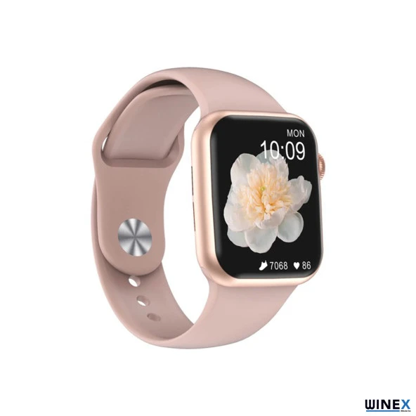 Winex Watch 7 Series FullSecreen NO1 Android İos Uyumlu Akıllı Saat Gold Rose - 2