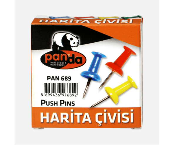 Panda Harita Çivisi 18 Li Pan689