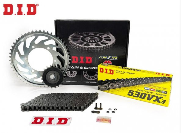 Did-Sunstar 1992-1995 Honda CBR 900 RR Uyumlu Zincir Dişli Set Gold (Sarı) Renk - Resim 2