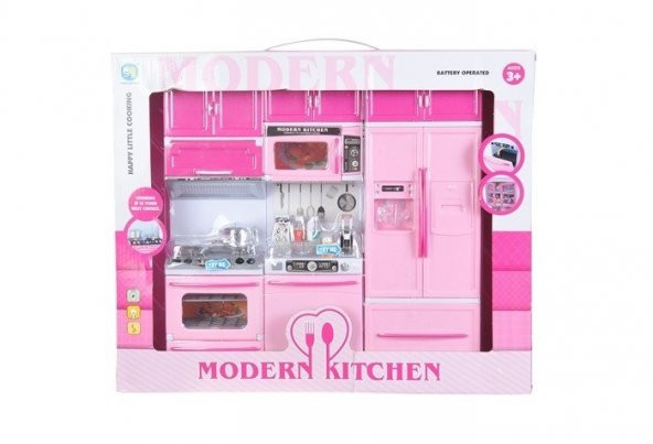 Modern Kitchen-Oyuncak 3 lü Mutfak Seti