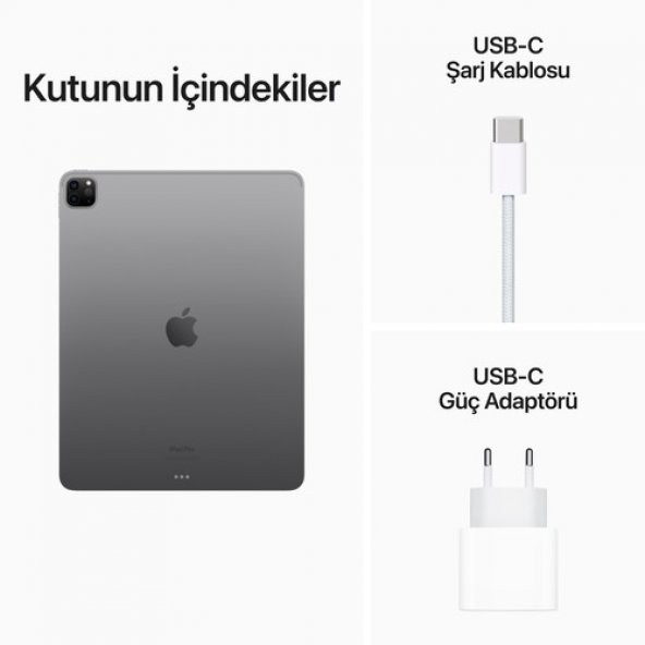 Apple iPad Pro 6.Nesil 128GB 12.9" Wi-Fi Tablet - MNXP3TU/A Uzay Grisi - 10