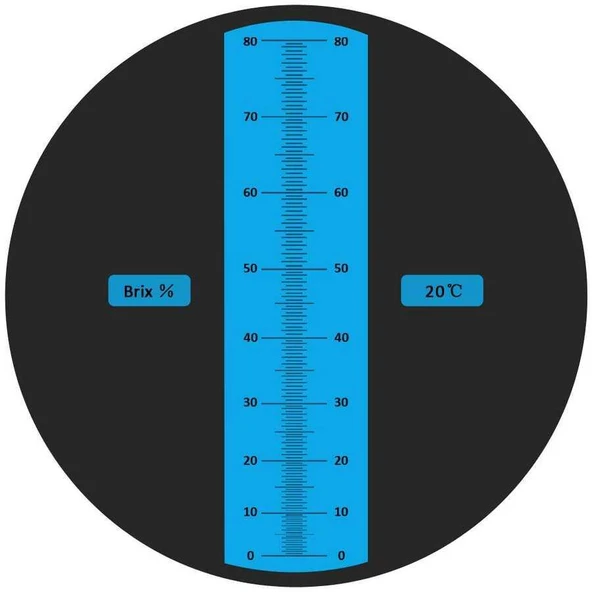 Ayt 0-80 Şeker Yoğunluk Ölçer Brix Refraktometre - 3