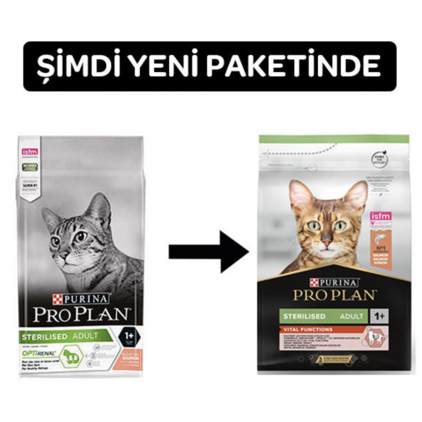 Pro Plan Sterilised Somonlu Kısırlaştırılmış 10 kg Yetişkin Kedi Maması