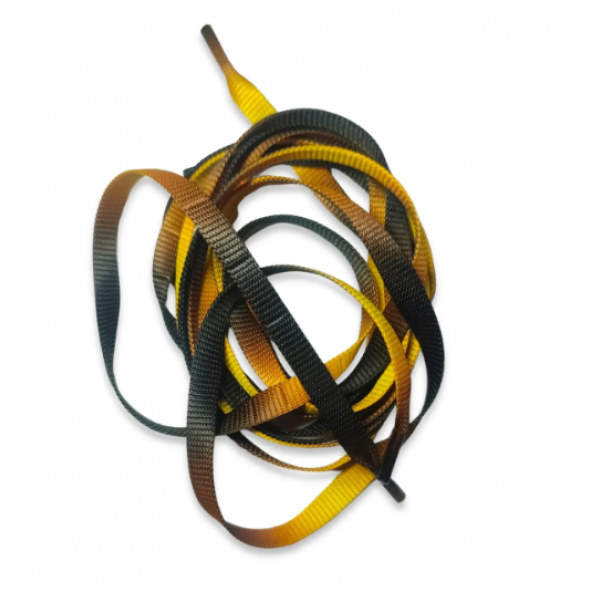 Spor Ayakkabı Bağcığı 120 cm Çift Renk - 2
