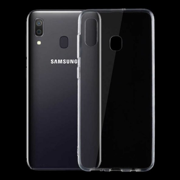 Galaxy A20 Kılıf  Süper Silikon Kapak