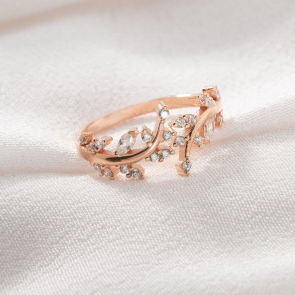 Gümüş Pazarım Kraliçe Tacı Ayarlanabilir Kadın Gümüş Yüzük - 2