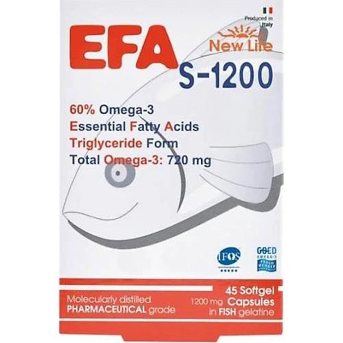 New Life S-1200 Omega 3 Takviye Edici Gıda 45 Kapsül ürün görseli 1