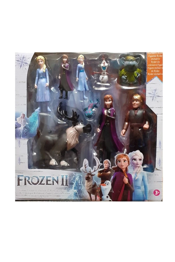 Frozen Karlar Ülkesi Karakter Figür Oyuncak Seti Elsa Anna Olaf